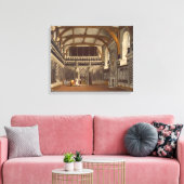 The Old Guard Chamber, The Round Tower, Windsor Ca Canvas Afdruk (Insitu (Woonkamer))
