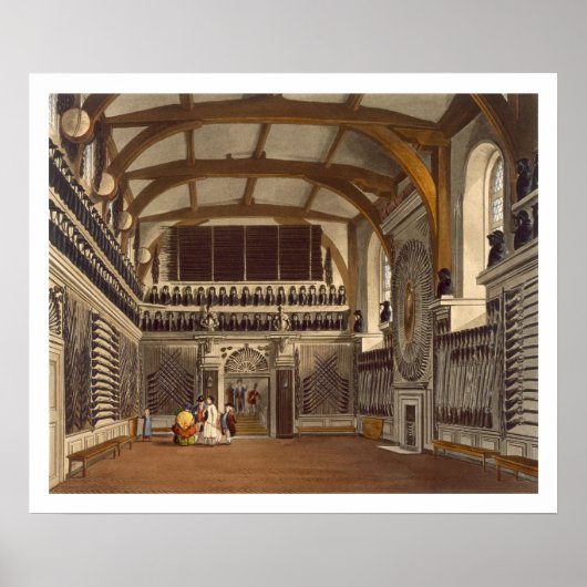 The Old Guard Chamber, The Round Tower, Windsor Ca Poster (Voorkant)