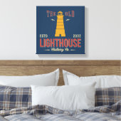 The Old Lighthouse Clothing Co. Canvas Afdruk (Insitu (Slaapkamer))