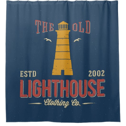 The Old Lighthouse Clothing Co. Douchegordijn (Voorkant)