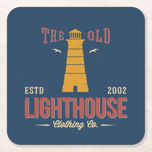 The Old Lighthouse Clothing Co. Kartonnen Onderzetters (Voorkant)
