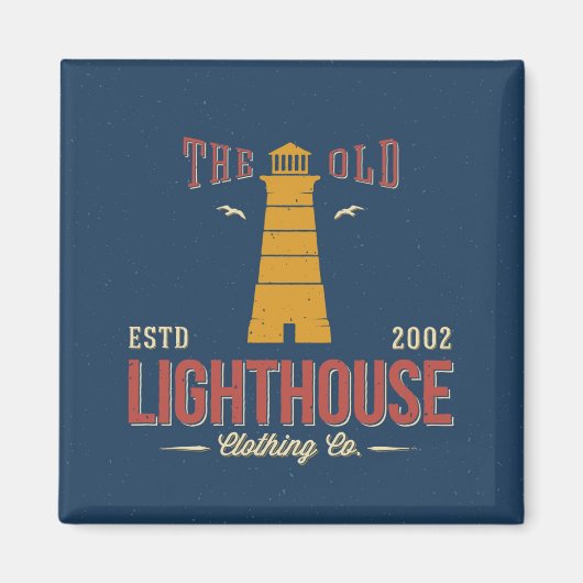 The Old Lighthouse Clothing Co. Magneet (Voorkant)