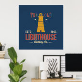 The Old Lighthouse Clothing Co. Poster (Thuiskantoor)