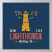 The Old Lighthouse Clothing Co. Poster (Voorkant)