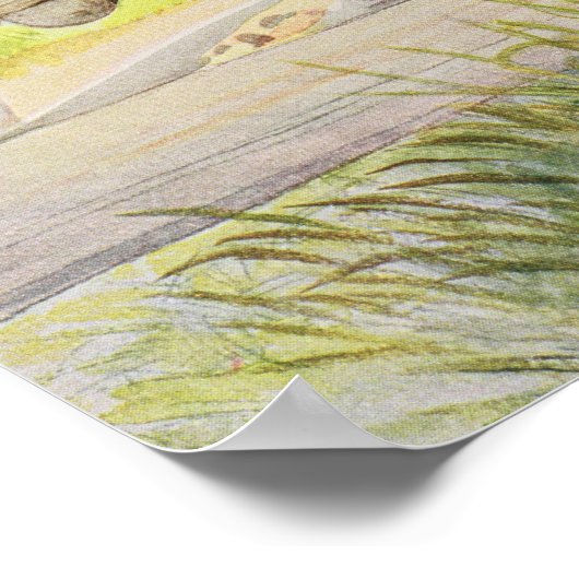 The Old Lodge, van een commercieel gedrukte portfo Poster (Hoek)