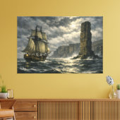The Old Man of Hoy door BurnsInHell Canvas Afdruk (Insitu (Woonkamer))