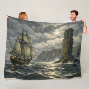 The Old Man of Hoy door BurnsInHell Fleece Deken