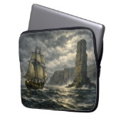 The Old Man of Hoy door BurnsInHell Laptop Sleeve (Voorkant Links)