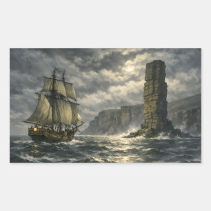 The Old Man of Hoy door BurnsInHell Rechthoekige Sticker
