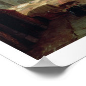 The Old Market Place in Praag, 1881 (olie op canva Poster (Hoek)