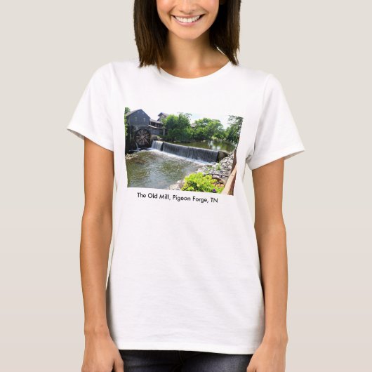 The Old Mill, Pigeon Forge, TN T-shirt (Voorkant)