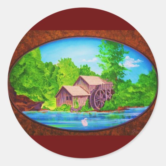 The Old Mill Sticker van Jack Wilson (Voorkant)