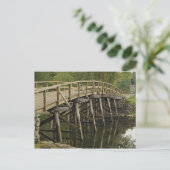 The Old North Bridge, Minute Man National Briefkaart (Staand voorkant)