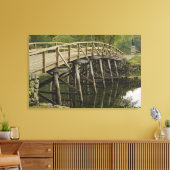 The Old North Bridge, Minute Man National Canvas Afdruk (Insitu (Woonkamer))