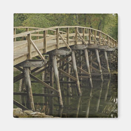 The Old North Bridge, Minute Man National Magneet (Voorkant)