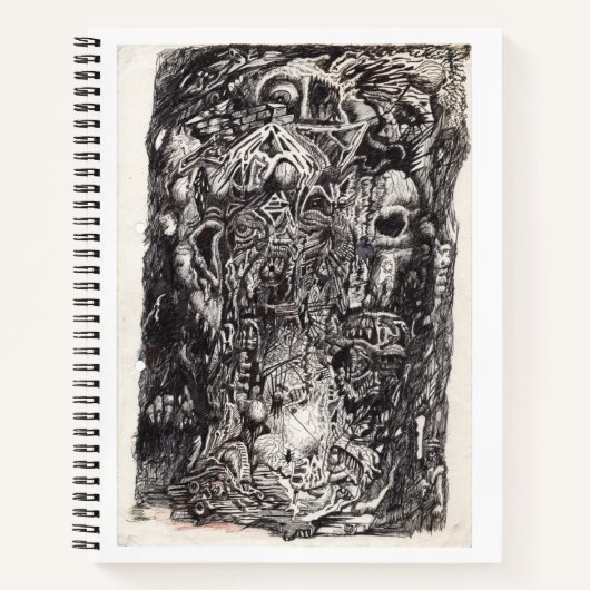 The Old Ones, inkt tekening Notitieboek (Voorkant)
