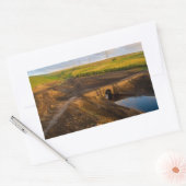 The Old Packhorse Bridge of Baitings Rechthoekige Sticker (Envelop)