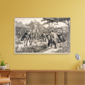 The Old Physic Garden of the Society of Apothecari Canvas Afdruk (Insitu (Woonkamer))