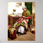 The Old Quilt - Walter Langley Poster (Voorkant)