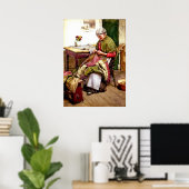 The Old Quilt - Walter Langley Poster (Thuiskantoor)