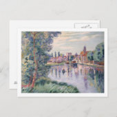 The Old Samois, c.1900 (olie op canvas) Briefkaart (Voorkant / Achterkant)