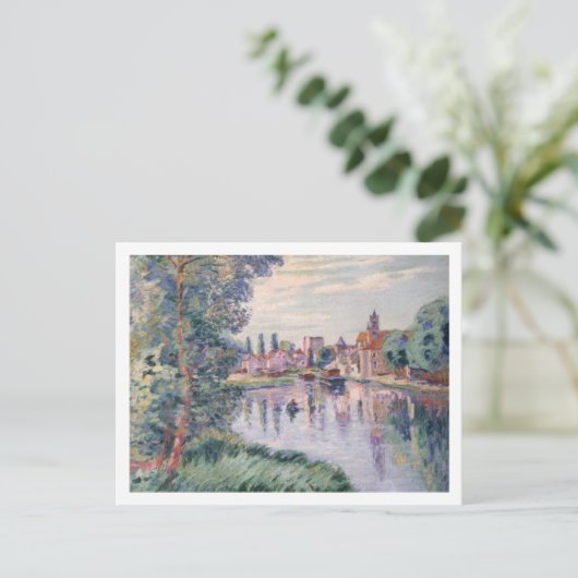 The Old Samois, c.1900 (olie op canvas) Briefkaart (Staand voorkant)