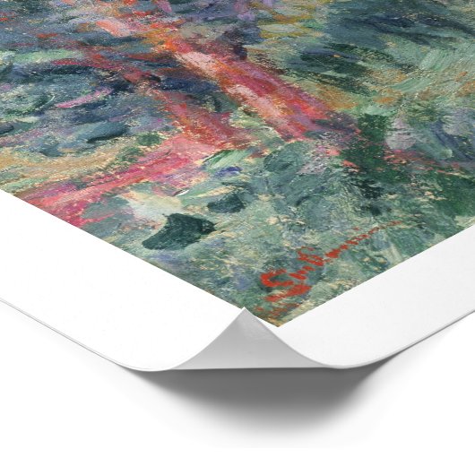 The Old Samois, c.1900 (olie op canvas) Poster (Hoek)