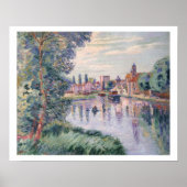 The Old Samois, c.1900 (olie op canvas) Poster (Voorkant)