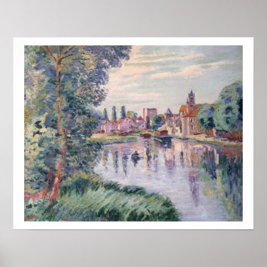 The Old Samois, c.1900 (olie op canvas) Poster (Voorkant)