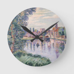 The Old Samois, c.1900 (olie op canvas) Ronde Klok