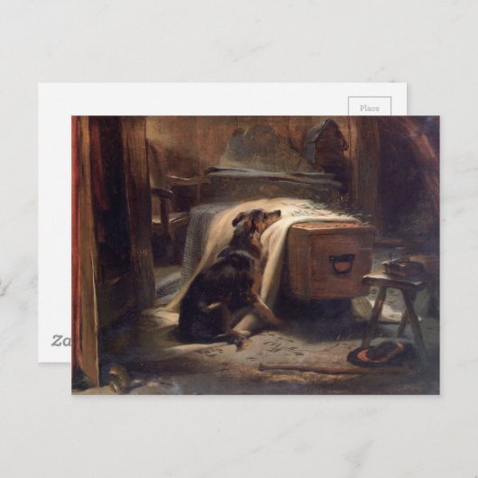 The Old Shepherd's Chief Mourner van Edwin Henry Briefkaart (Voorkant / Achterkant)