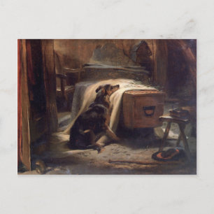 The Old Shepherd's Chief Mourner van Edwin Henry Briefkaart