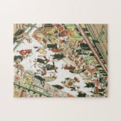 The old Washington Market in Tribeca NYC jaren 20 Legpuzzel (Horizontaal)