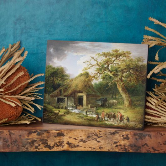 The Old Water Mill, 1790 (olie op canvas) Fotoplaat (Zijkant)