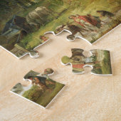 The Old Water Mill, 1790 (olie op canvas) Legpuzzel (Zijkant)