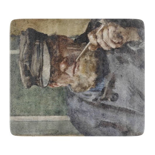 The Old Zee Dog (door Henry Scott Tuke) Snijplank (Voorkant)