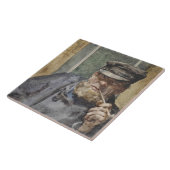 The Old Zee Dog (door Henry Scott Tuke) Tegeltje (Zijkant)