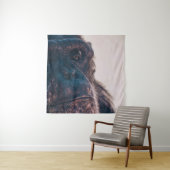 THE OLDEST CHIMPANZEE WANDKLEED (In situ)
