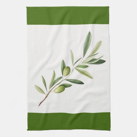 "The Olive Branch" keukenhanddoek (Verticaal)