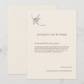 The Olive Branch- Sacrament Witness Card (Voorkant / Achterkant)