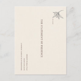 The Olive Branch- Sacrament Witness Card Briefkaart