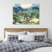 The Olive Trees,1889, Vincent van Gogh Canvas Afdruk (Insitu (Slaapkamer))