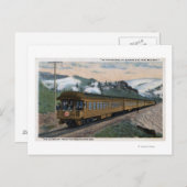 "The Olympian" Chicago, Milwaukee en St. Paul Briefkaart (Voorkant / Achterkant)