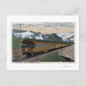 "The Olympian" Chicago, Milwaukee en St. Paul Briefkaart (Voorkant)