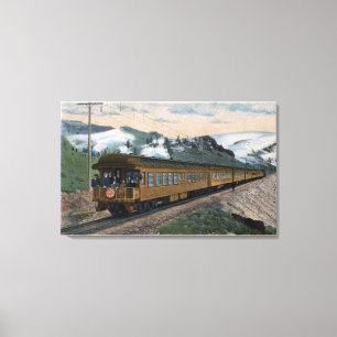 "The Olympian" Chicago, Milwaukee en St. Paul Canvas Afdruk