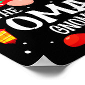 The Oma Gnome Matching Family Christmas Gnome Paja Poster (Hoek)