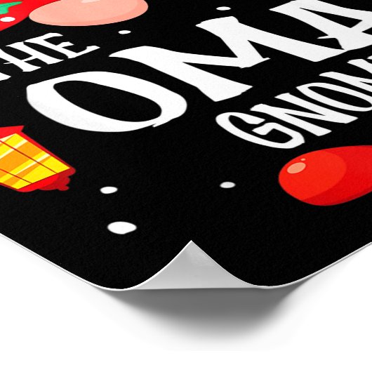 The Oma Gnome Matching Family Christmas Gnome Paja Poster (Hoek)