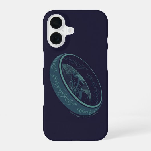 THE ONE RING™ GOLLUM™ Grafisch iPhone 16 Hoesje (Achterkant)