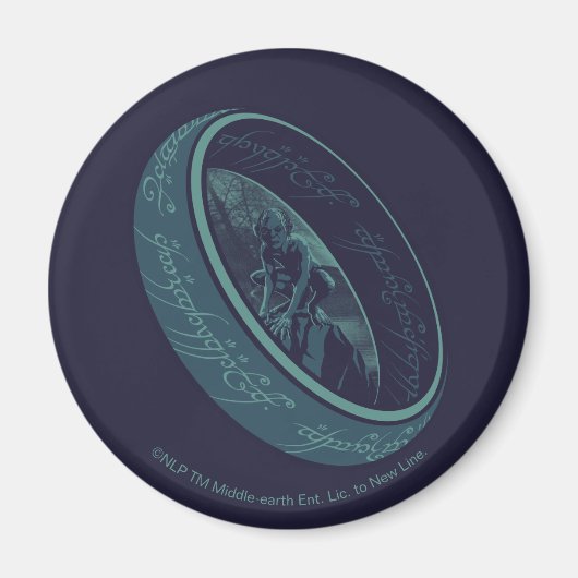 THE ONE RING™ GOLLUM™ Grafisch Magneet (Voorkant)
