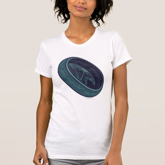 THE ONE RING™ GOLLUM™ Grafisch T-shirt (Voorkant)